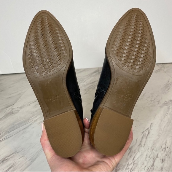 New! Cole Haan Maci Black Leather Bootie 7B - Picture 12 of 13